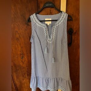 Sail to Sable gingham shift dress